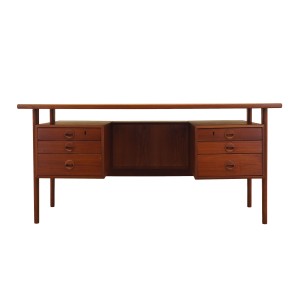 Teak desk, Danish design, 1970s, designer: Kai Kristiansen