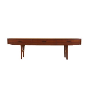 Teak lowboard, Danish design, 1960s, made in Denmark