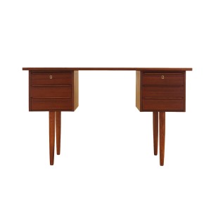 Teak desk, Danish design, 1970s, made in Denmark
