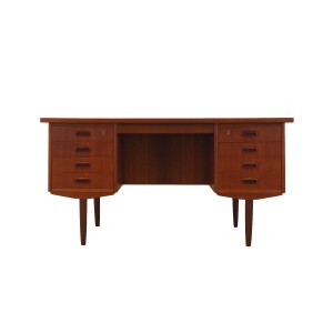 Teak desk, Danish design, 1970s, made in Denmark