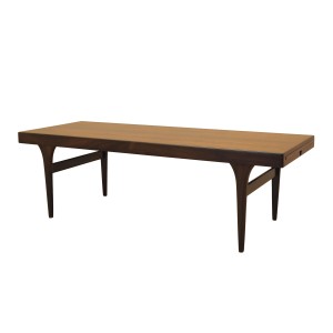 Rosewood coffee table with extending top by CFC Silkeborg, Danish design 1960s