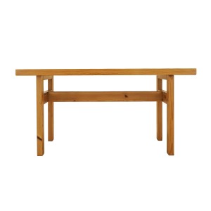Danish solid pine dining table in Scandinavian Modern style, 1980s