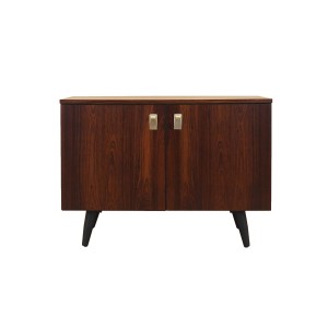 Danish Rosewood Veneered Cabinet with Adjustable Shelv, 1970s