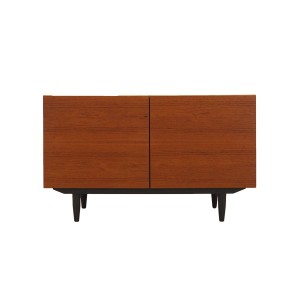 Danish teak cabinet on tapered legs, 1960s Scandinavian Modern