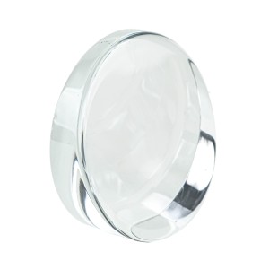 Holmegaard glass paperweight, Danish minimalist design from the 1970s