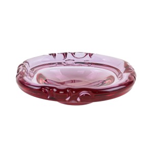 Rosamund Glass Platter by Christer Holmgren for Holmegaard, Denmark, 1960s