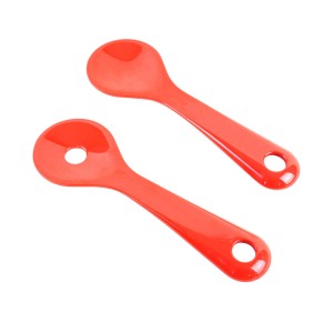Set of kitchen spoons on hanging rail IKEA Sweden 1980s