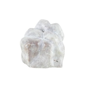 Abstract stone sculpture with organic forms, European studio piece, 1970s