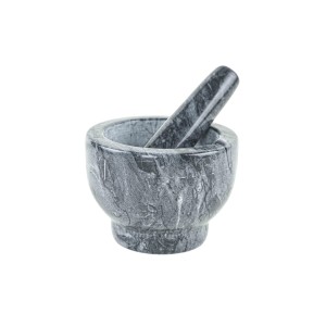 Marble mortar and pestle, European stonemasonry craft from the 1970s