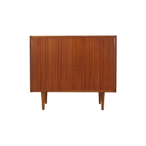 Mahogany Veneer Lockable Cabinet by Meblosprzęt Poland 1970s Mid-Century Modern