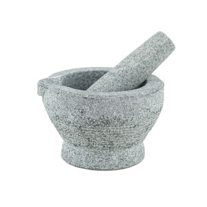 Stone mortar with organic sculptural form, Danish design from the 1970s, minimalist craftsmanship