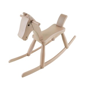 Kay Bojesen wooden rocking horse, Danish design toy from the 1970s