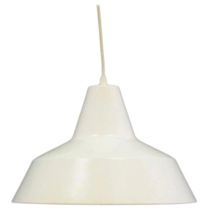 White chandelier, Danish design, 1970s, production: Denmark