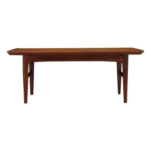 Teak coffee table, Danish design, 1970s, production: Denmark