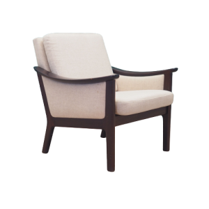 Beige armchair, Danish design, 1970s, production: Denmark