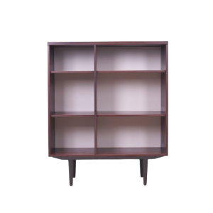 Mahogany bookcase, Swedish design, 1960s, production: Ulferts