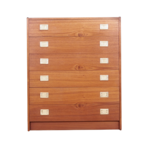 Cherry chest of drawers, Danish design, 1970s, production: Denmark
