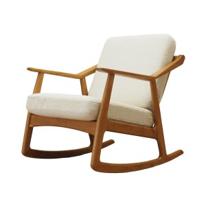 Oak rocking chair, Danish design, 1960s, designer: H. Brockmann Petersen, production: Randers Møbelfabrik