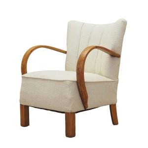 Oak armchair, Art Déco, 1950s, production: Denmark
