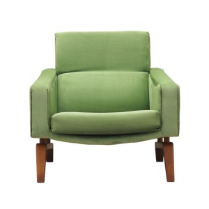 Green armchair, Danish design, 1970s, production: Denmark