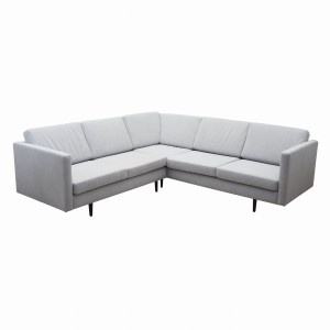 Grey corner sofa, Danish design, 1990s, production: Denmark
