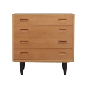 Ash chest of drawers, Danish design, 1970s, manufacturer: Hundevad & Co