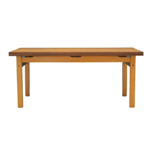 Beech table, Danish design, 1980s, manufacturer: OFM