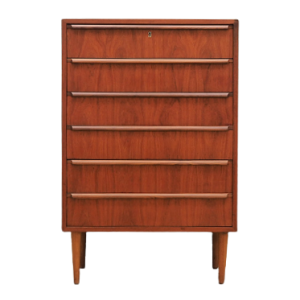 Teak chest of drawers, Danish design, 1970s, designer: Ahlström Osakeyhitö