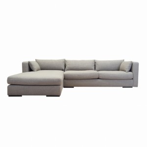 Grey corner sofa, Scandinavian design, 00s