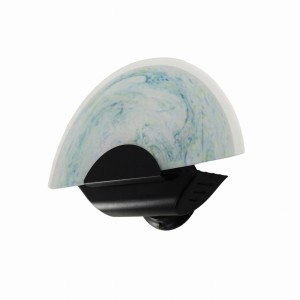 Wall lamp, Murano glass, Italian design, 1970s, manufacture: Italy